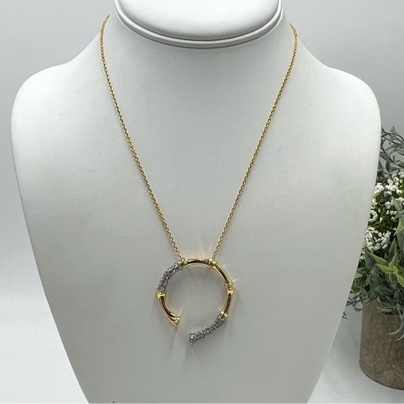 Alexis Bittar  Elegant Gold and Silver Necklace - Picture 2 of 3